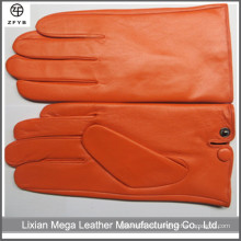 GUANTES DE CUERO DE CUERO DE COLOR THINSULATE DEL HOMBRE GUANTES AMARILLOS DEL INVIERNO DEL PAÑO EN CANADA